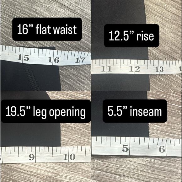 Lululemon Base Pace High Rise Shorts Black 6” Lightweight Run Train Gym Size 14 - Picture 9 of 9